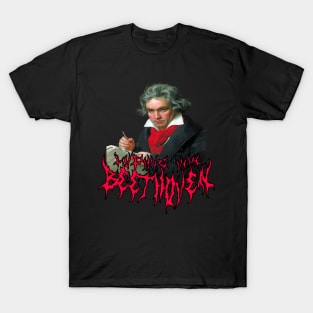 Beethoven Metal (In Technicolor) Ludwig Van Beethoven T-Shirt